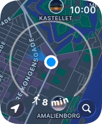 Press the search icon.