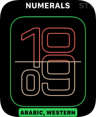 Turn the Digital Crown to change between the different designs.