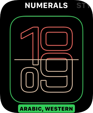 Turn the Digital Crown to change between the different designs.