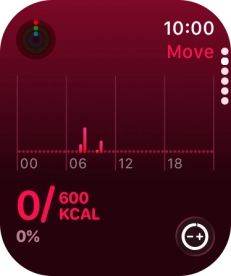 Keep sliding upwards to see the number of steps, distance and number of floors you've covered.