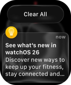 Press the required notification to open it.