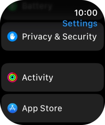 Press Privacy & Security.