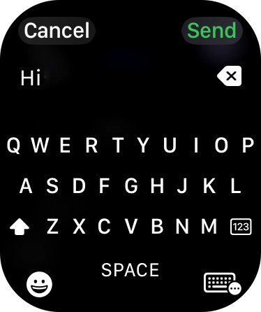 Press the input icon.