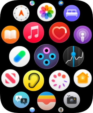 Press the music player icon.