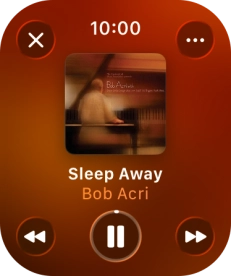 Turn the Digital Crown to select the required volume.