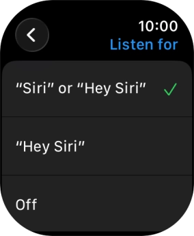 Press the required setting to turn the function on or off.