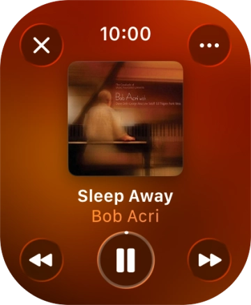 Turn the Digital Crown to select the required volume.