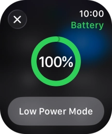 Press Low Power Mode.