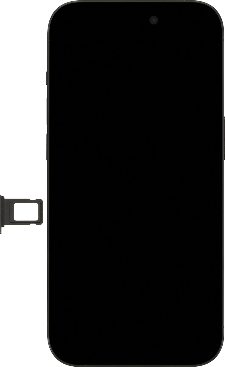 Turn your SIM so the angled corner of the SIM matches the angled corner of the SIM holder.