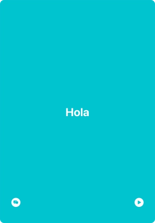 Press the split view icon to go back to display of both languages.