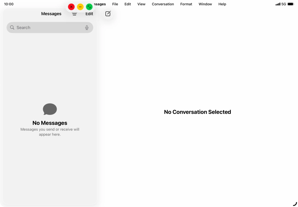 Press the minimise icon.