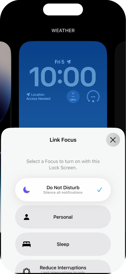 Press the close icon.