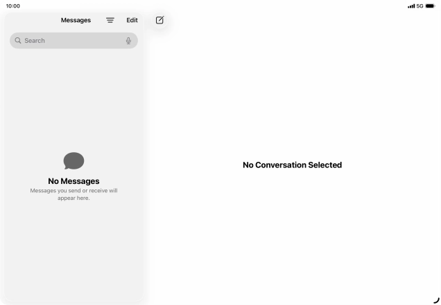 Slide your finger downwards starting from the top of the screen.