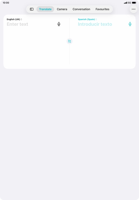Press the first drop down list.