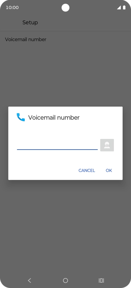 Key in +61414121121 and press OK. Key in +61414121121 and press OK.