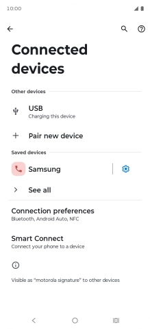 Press the Home key to return to the home screen.
