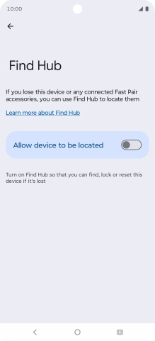 Press the indicator next to Press the indicator next to