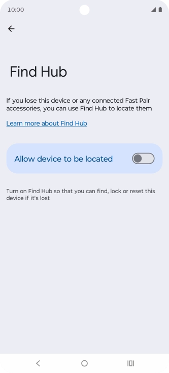 Press the indicator next to Press the indicator next to
