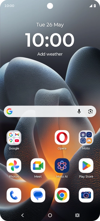 When the battery charging icon is displayed, the battery is charging.