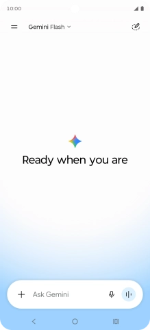 Press the menu icon. Press the menu icon.