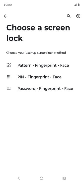 Press the required phone lock code and follow the instructions on the screen to create an additional phone lock code. Press the required phone lock code and follow the instructions on the screen to create an additional phone lock code.