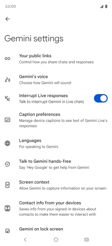 Follow the instructions on the screen to select the required settings. Follow the instructions on the screen to select the required settings.