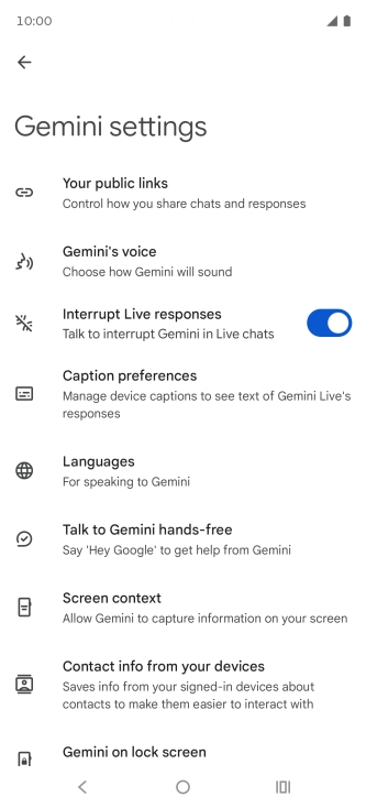 Follow the instructions on the screen to select the required settings. Follow the instructions on the screen to select the required settings.