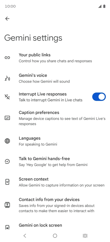 Follow the instructions on the screen to select the required settings. Follow the instructions on the screen to select the required settings.