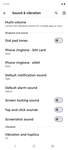 Press Phone ringtone. Press Phone ringtone.