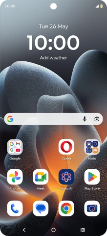 Press the Home key to return to the home screen. Press the Home key to return to the home screen.