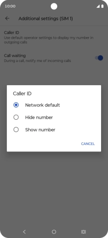 Press Show number to turn on caller identification. Press Show number to turn on caller identification.