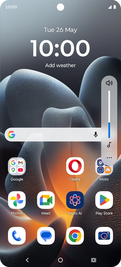 Press the sound mode icon the necessary number of times to turn silent mode on or off. Press the sound mode icon the necessary number of times to turn silent mode on or off.