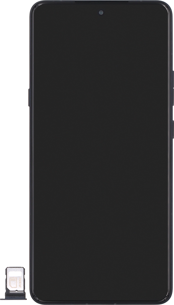 Turn your SIM as illustrated in the SIM holder and place it in the SIM holder.