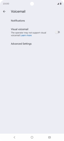 Press Advanced Settings. Press Advanced Settings.