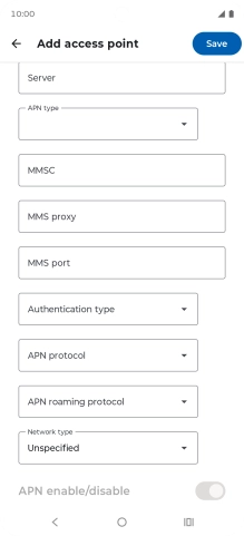 Press MMSC and key in http://pxt.vodafone.net.au/pxtsend.