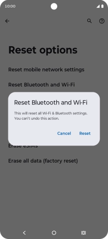 Press Reset.