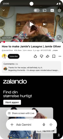 Press the add icon. Press the add icon.