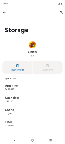 Press the Home key to return to the home screen.
