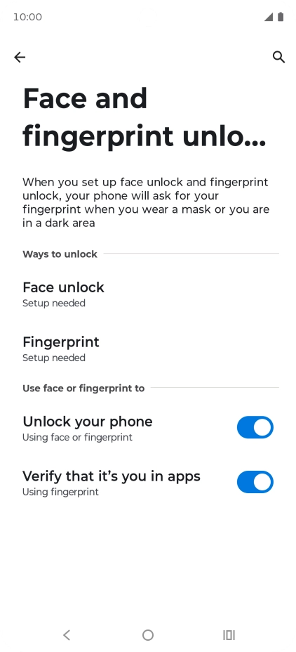 Press Fingerprint. Press Fingerprint.