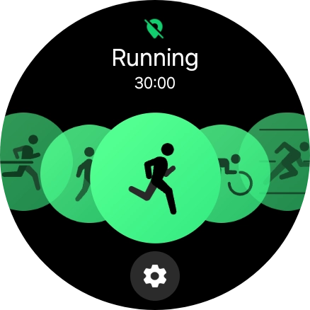Press the settings icon.