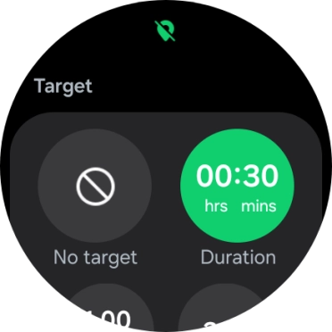Follow the instructions on the screen to set the required goals.