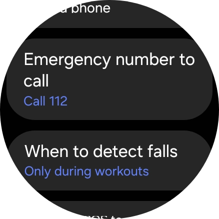 Press Emergency number to call.