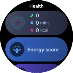 Press the required widget to open it.