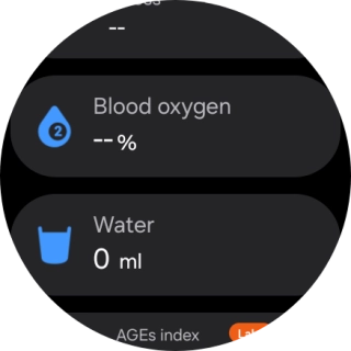 Press Blood oxygen.