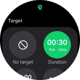 Follow the instructions on the screen to set the required goals.
