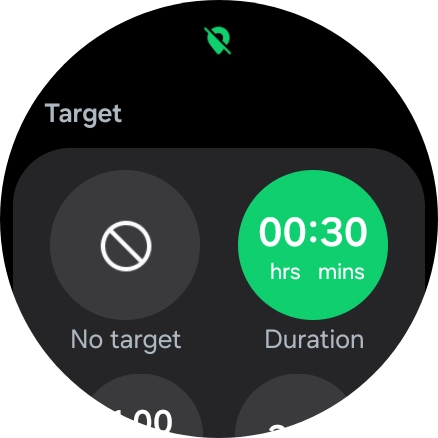 Follow the instructions on the screen to set the required goals.