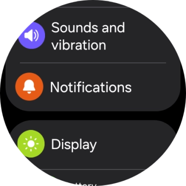 Press Display. Press Display.