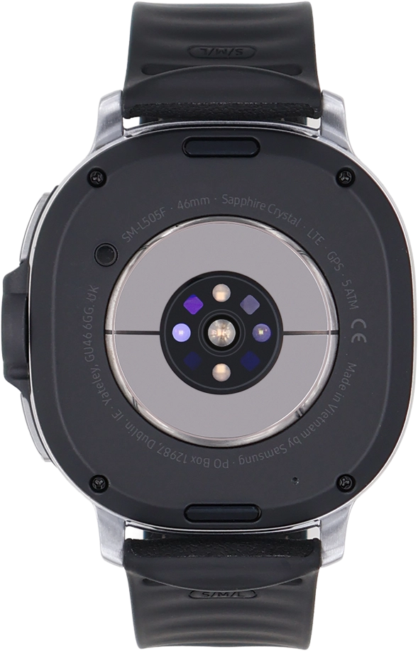 Place the back of your smartwatch on the magnetic charger allowing it to click into place.