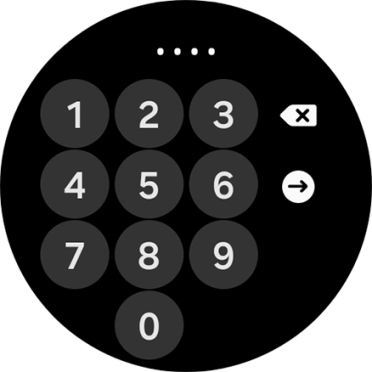 Key in the required PIN and follow the instructions on the screen to create a PIN as lock code.