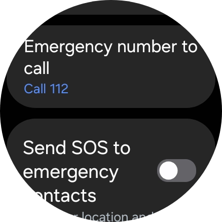 Press Emergency number to call.